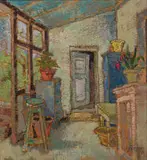 Ons Agterstoep, Kennilworth by Gregoire Boonzaier, oil on board, sold May 2024