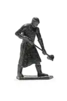 Gerard De Leeuw, Founder Maquette, bronze with black patina