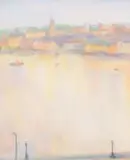 Maud Sumner, The Golden Thames, oil on canvas