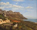 Camps Bay by Tinus de Jongh, oil on canvas, sold May 2024