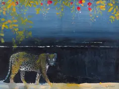 Keith Joubert, Sausage Flower Season, oil on canvas