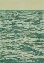 Jake Aikman, Coasting, colour woodcut on Hahnemühle bamboo paper