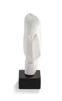 Lorraine Edelstein, Head, marble on a granite base