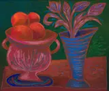 Jan Vermeiren, Still Life with Oranges and a Pot Plant