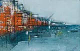 Arthur Edward Cantrell, Harbour Scene