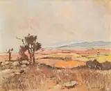 Dale Elliott, Autumn, oil on board
