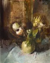Irmin Henkel, Proteas II, oil on Belgian linen