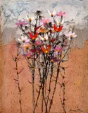 George Boys, Cosmos, oil on board