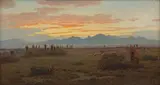 Jan Ernst Abraham Volschenk, Evening in the Veld