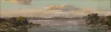 River Scene by Otto Klar, oil on board, sold May 2024