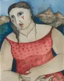Hannetjie de Clercq, Woman in a Landscape