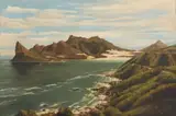 Sentinel, Hout Bay by Tinus de Jongh, oil on canvas, offered May 2024