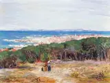 View from Fresnaye over The Monastry by Nita Spilhaus, oil on panel, offered May 2024