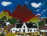 Hannes Meiring, Jonkershoek, enamel on board