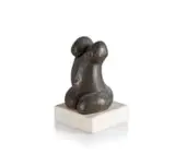 Lorraine Edelstein, Torso, bronze on a marble base