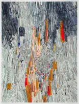 Galia Gluckman, Phillip, pigment ink and collage on paper