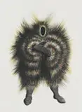 Walter Oltmann, Caterpillar Suit I, colour lithograph and chine collé on paper