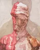 Heidi Fourie, Today Rebels (Today We're Having Our Pictures Taken), oil on board