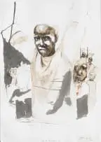 Nelson Makamo, Life as We Know It, watercolour and ink on paper