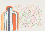 Island God by Walter Battiss, colour screenprint on paper, sold Apr 2024
