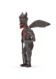 Devil by Mashego Johannes Segogela, painted wood with metal nails, offered Apr 2024