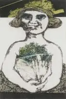 Jan Neethling, Soaking up Nature, colour etching and aquatint on paper