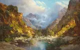 Gabriel de Jongh, Outeniqua Mountains, oil on canvas