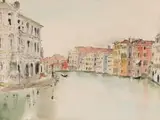 Maud Sumner, Grand Canal, watercolour and ink on paper