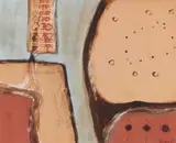 Trevor Coleman, Abstract in Brown and Grey, oil on paper