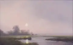 Ignatius Marx, A Misty Morning, oil on canvas