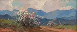 Willem Hermanus Coetzer, Landscape with Flowers
