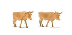 Two Cows by Julius Mfethe, carved wood, offered Apr 2024
