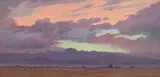 Willem Hermanus Coetzer, Landscape with Purple Sky