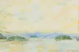 Alice Elahi, Landscape With Yellow Sky