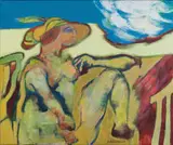 Jan Neethling, Dismembered Woman, acrylic on canvas