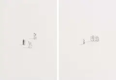 Luan Nel, Familie Foto; The Dancers, two, lithograph on paper