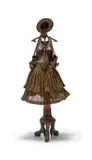 Jacques Fuller, Dress, 1998, copper and brass