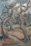 Alexander Rose-Innes, Winter Trees, oil on board
