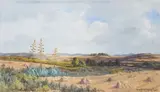 Vera Volschenk, Arbeidsgenot (Dist Riversdale), oil on canvas