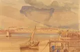 Thomas Bowler, The Wooden Jetty, Old Imhoff Battery and Castle