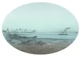 Thomas Bowler, Table Bay from Blue Berg (sic)
