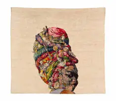 Penny Siopis, Colony 2, mohair tapestry