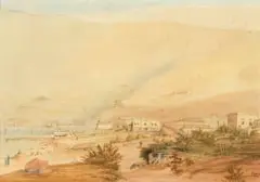 Simonstown (sic) by Thomas Bowler, watercolour on paper, offered Mar 2024