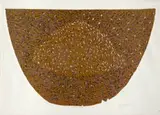 Trudi Dicks, Orange Home, linocut on paper