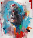 Ryan Hewett, Portrait Composition, oil on canvas