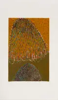 Trudi Dicks, Silhouette, linocut on paper