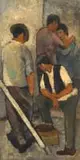 Kenneth Baker, The Seven Steps, Hanover Street, District Six, oil on board