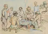 Gregoire Boonzaier, Card Players