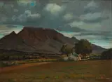 Giuseppe Bottero, Simonsberg, oil on board