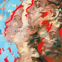Transference by Lionel Smit, giclée print on paper, sold Mar 2024